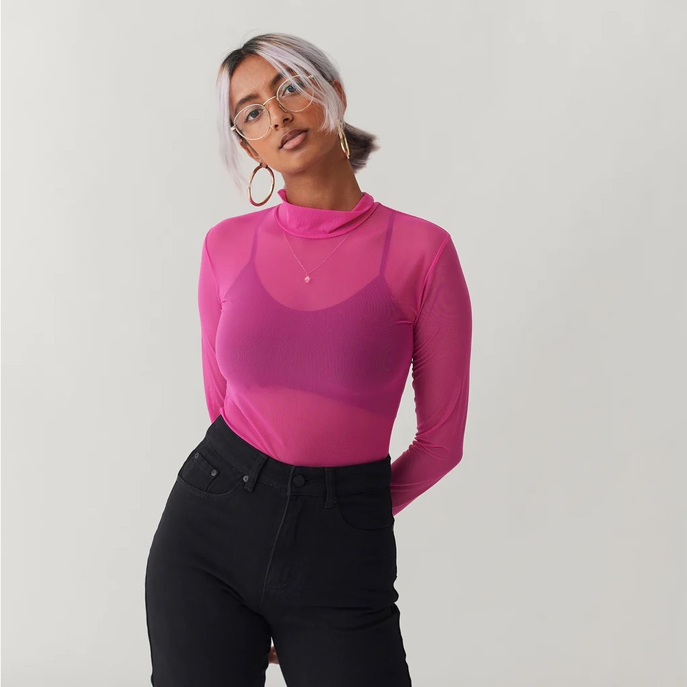 Verge Girl Pink Turtleneck